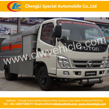 Camión distribuidor de asfalto 2x Alxes Dongfeng 5cbm